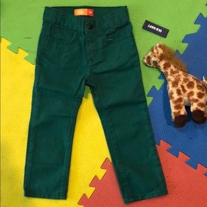 New wTags GREEN jeans by Old Navy TODDLER pants 3T